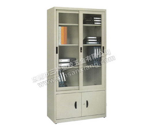 上玻下小掩門柜<br> 型號(hào)：TG-030<br>規(guī)格(mm)：1800H×900W×400D